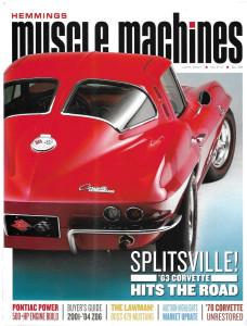 HEMMINGS MUSCLE MACHINES 2021 JUNE - BOSS LAWMAN, 78 VETTE, 63 STINGRAY